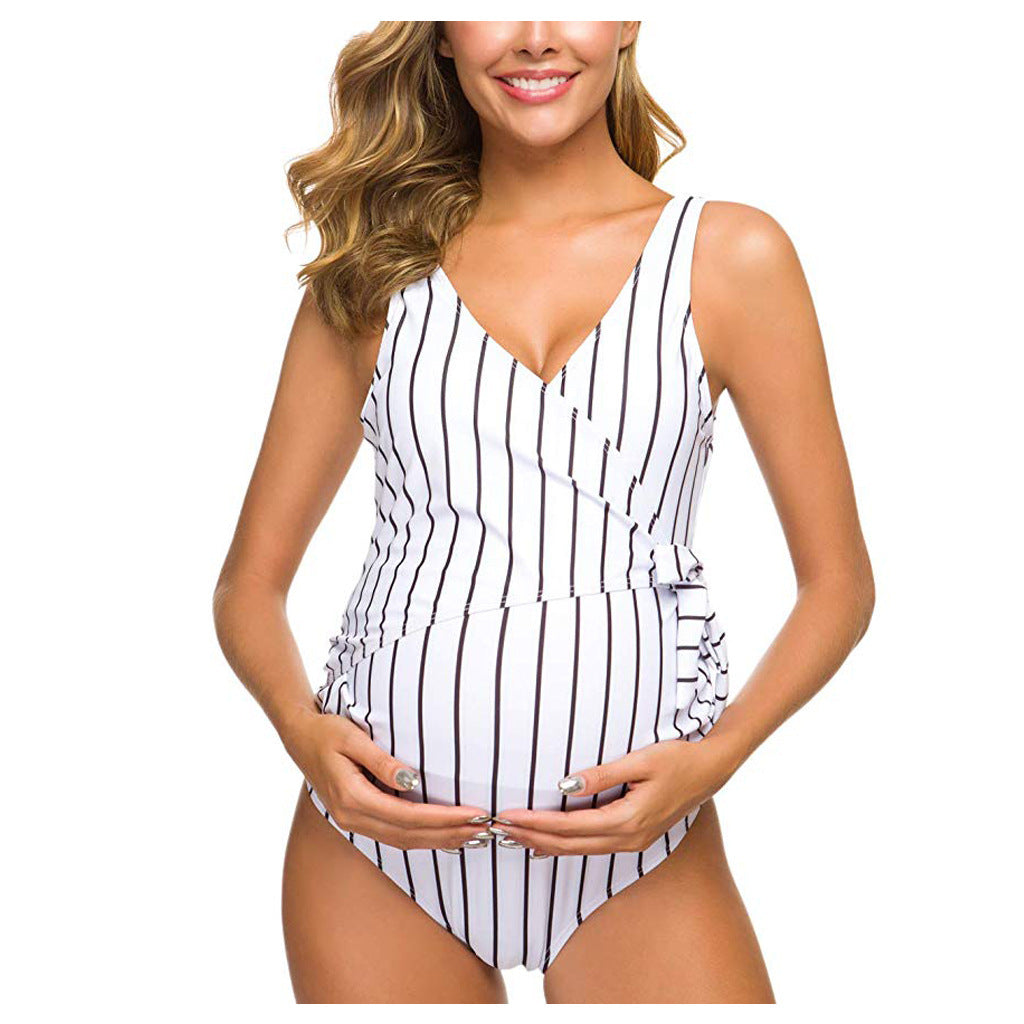 Pregnant Women One-Piece Swimwear