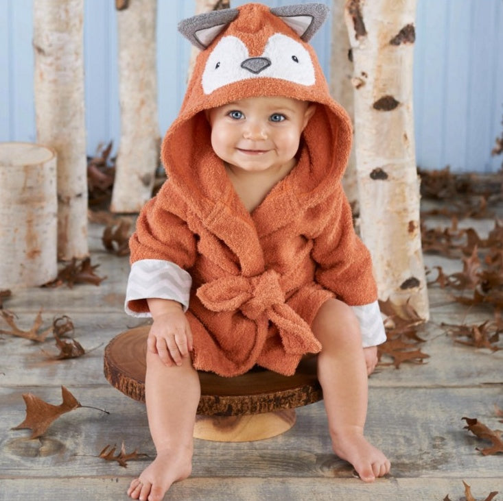 Cartoon Cute Animal  Bathrobes Baby Hooded